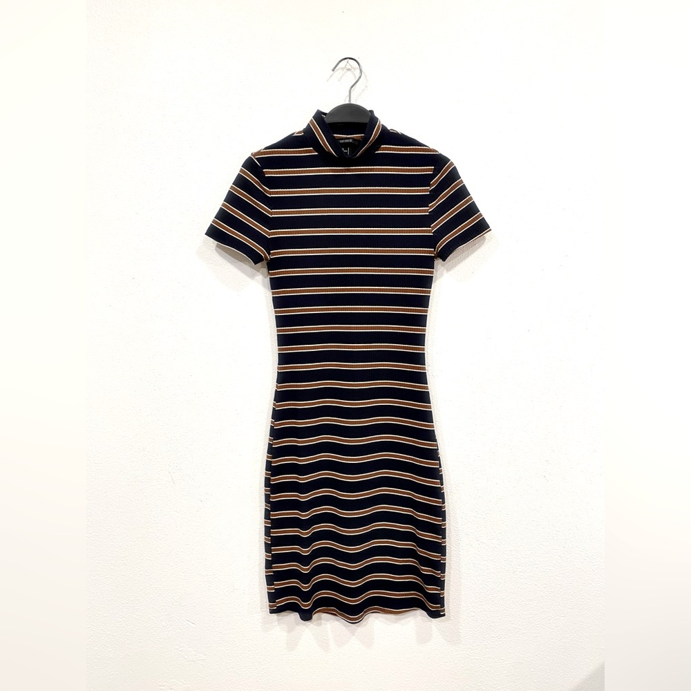 Forever 21 - Women’s Striped Short Sleeve Bodycon Dress